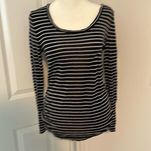 Jcrew navy striped top